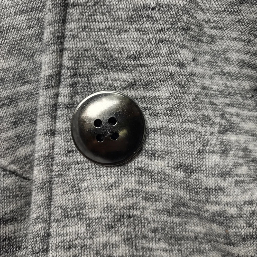 Cabi Heathered Gray  Asymmetrical Jacket ,Size Small - Picture 10 of 11
